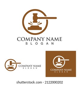 justice law Logo Template vector illsutration design