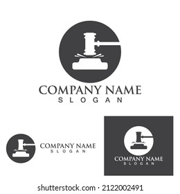 justice law Logo Template vector illsutration design
