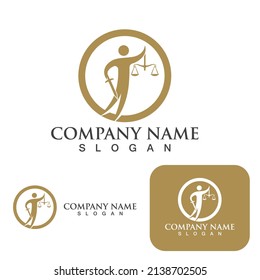 diseño de iluminación vectorial de plantillas de logotipo de ley de justicia