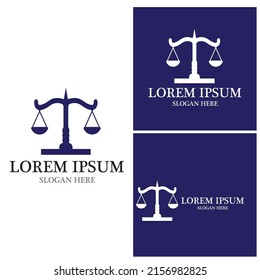 Justice law Logo Template vector illsutration design