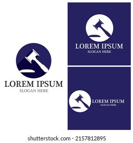 Justice law Logo Template vector illsutration design