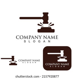 justice law Logo Template vector illsutration design