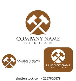 justice law Logo Template vector illsutration design