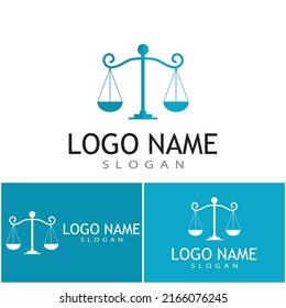 justice law Logo Template vector illsutration design