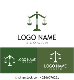 justice law Logo Template vector illsutration design