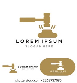 justice law Logo Template vector illsutration design
