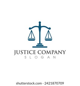 diseño de iluminación vectorial de plantillas de logotipo de ley de justicia