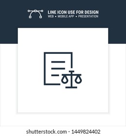 justice legally document icon design vector illustration