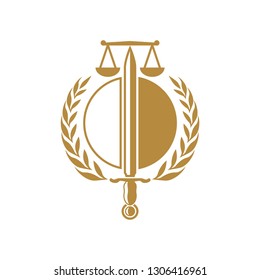 Justice logo concept