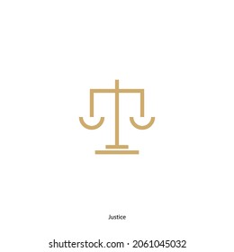 justice logo vector design template