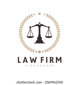 Justice logo vector template, Creative Law Firm logo design concepts