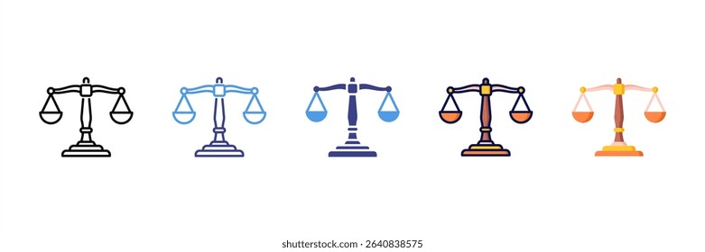 Justice Multi Style Icon Set