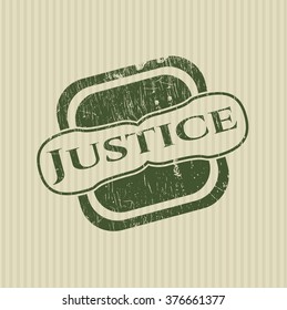 Justice rubber grunge texture stamp