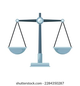 justice scale balance isolated icon