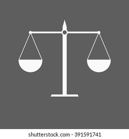 Justice scale icon