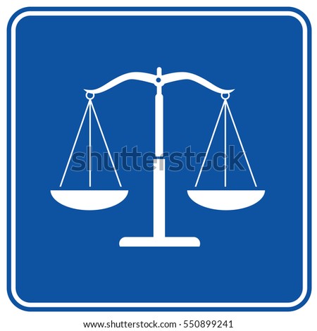 Justice scale icon design,clean vector
