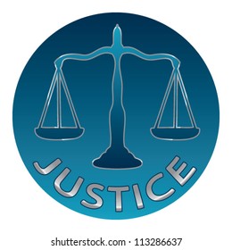 Justice, Scale icon of justice symbol