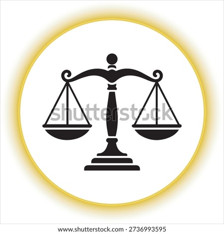 Justice Scale Vector Illustration,Law Balance Scale Icon,Legal Justice Symbol Vector,Court Balance Scale Design,Equality Justice Scale Icon,Law and Justice Emblem Vector