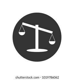 Justice scales lawyer logo design