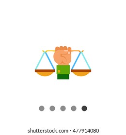 Justice Symbol Icon
