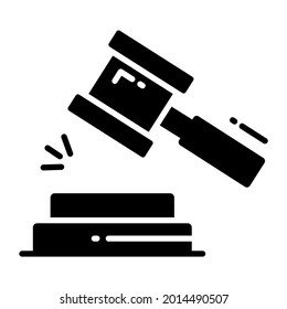 Gerechtigkeitsymbol, flacher Stil einzeln auf weißem Hintergrund. Symbol für Ihr Webdesign, Logo, App, UI.