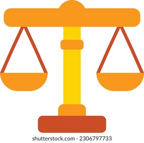 Justice vector icon. Can be used for printing, mobile and web applications.