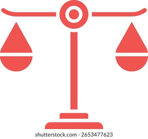 Justice vector icon. Can be used for printing, mobile and web applications.