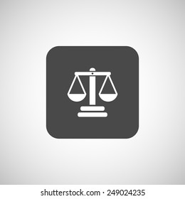 justice vector icon vector symbol measurement balance