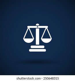 justice vector icon vector symbol measurement balance