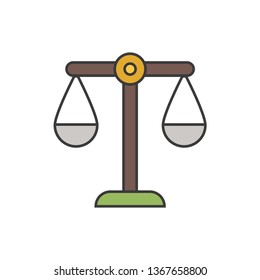 Justice weight icon