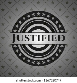 Justified black badge