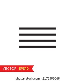 Justify Alignment transparent background icon animation
