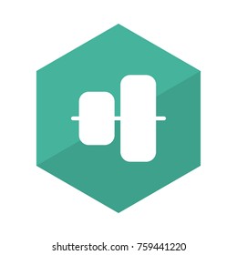  justify glyph flat