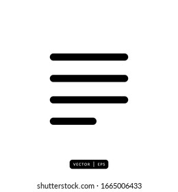 Justificar vector de iconos - Firmar o símbolo