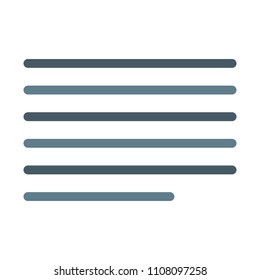 Justify Left Alignment