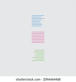 Justifying right left and center clip art