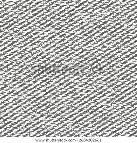 Jute rug with diagonal stripes more often found in rural homes. Thick, rough fabric woven from natural fibers in black and white. Abstract vector seamless.