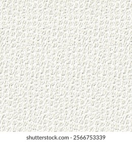 Jute rug to lay on the floor. Thick, white fabric with gray and beige flecks. Rough carpet texture. Abstract vector seamless.