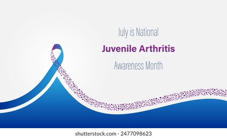 Juvenile Arthritis Awareness Month, vector illustration