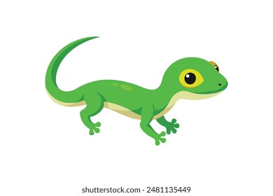 trabajo juvenil de Arte vectorial de Imagen de geco verde 