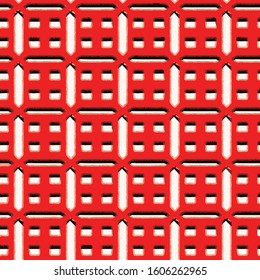 juxtaposed dice seamless pattern design vector 
