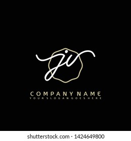 JV Initial handwriting logo concept