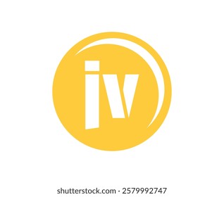 JV sport emblem or team logotype. Ball logo with a combination of Initial letter J and V for balls shop, sports company, training, club badge. Vector illustration.