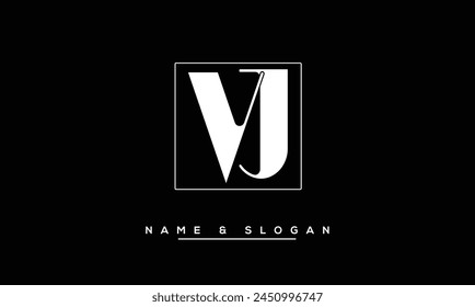 JV, VJ Abstract Letters Logo Monogram