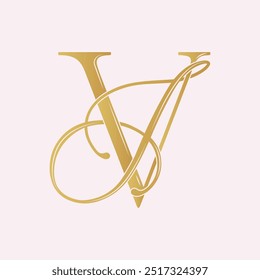 JV, VJ, logo JV, Letter JV, monogram JV, vector, logo, Wedding Monogram Initials, Wedding Logo,Wedding Monogram, Logo Design