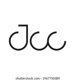 jw initial letter vector logo