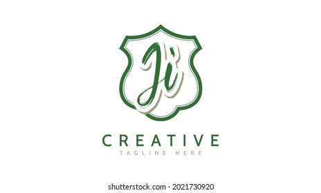 Iniciales JW, vector de logotipo de escritura a mano