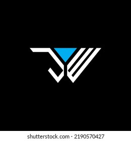 JW letter logo creative design with vector graphic, Abc simple and modern logo design.