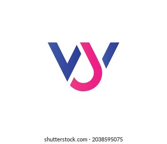 JW logo design vector template
