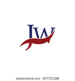 JW Swoosh Logo Vector
